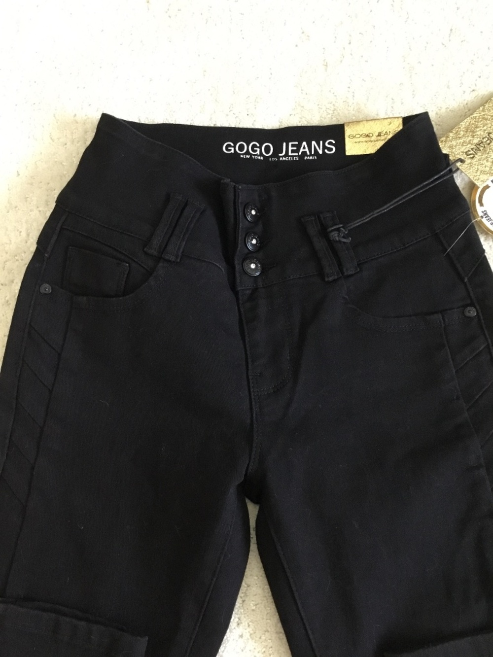 GOGO Jeans Black Colombian Push Up
